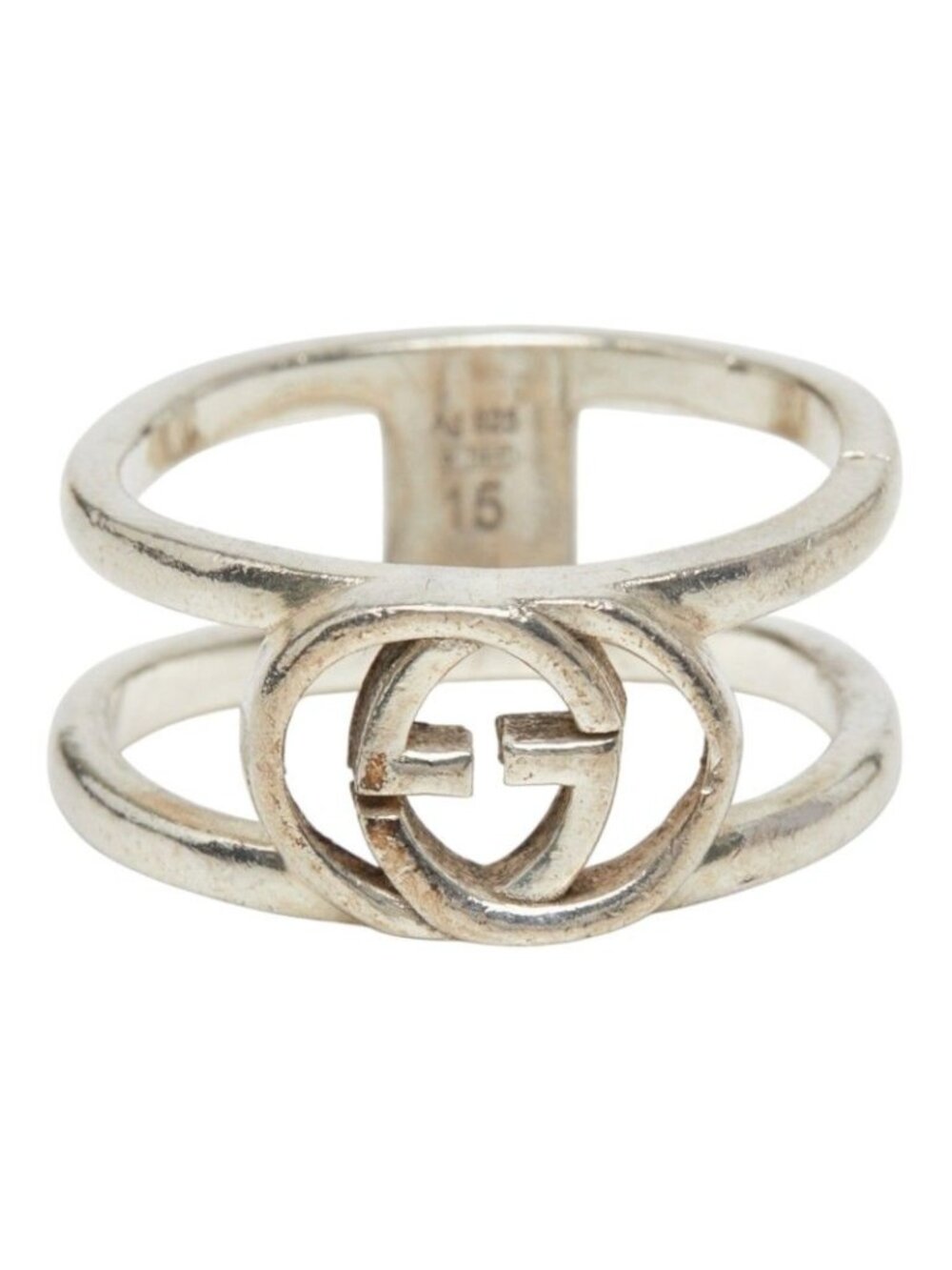 Gucci Interlocking G Ring Silver